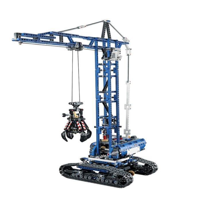 New 1400PCS MOC technology Remote Control Crawler Crane Model DIY ChildrenToy Christmas building Blocks Birthday Gift 5 - LEPIN LEPIN Store