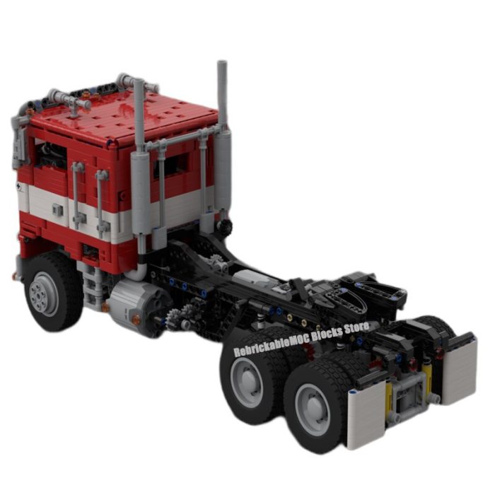 New 1664PCS MOC technology Remote Control Trailer Tower Head Tractor Dump Truck Model DIY ChildrenToy Christmas 1 - LEPIN LEPIN Store