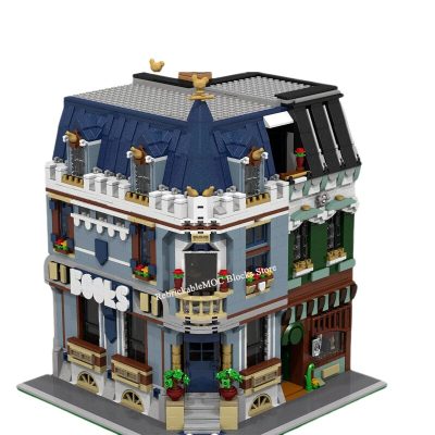 New 3738PCS Hot Sale Street View Moc Modular Building Bookstore ModelDIY Kids Toys Birthday Gift Christmas 2 - LEPIN LEPIN Store