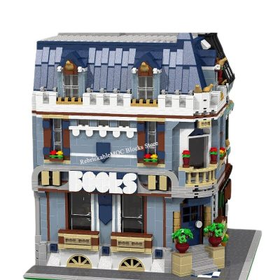 New 3738PCS Hot Sale Street View Moc Modular Building Bookstore ModelDIY Kids Toys Birthday Gift Christmas 3 - LEPIN LEPIN Store