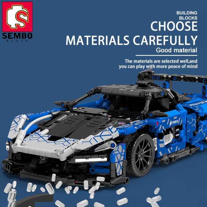 SEMBO 1404PCS RC Car Remote Control Racing Car Building Blocks Hyper Car Supercar Sports Car Bricks 4 - LEPIN LEPIN Store