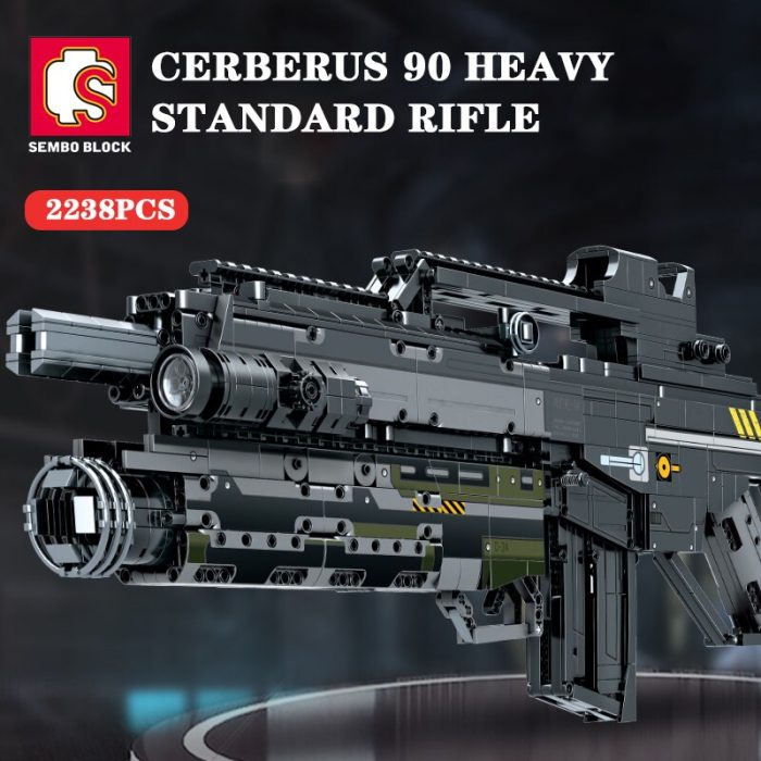 SEMBO 2238PCS Heavy Duty Rifles Gun Model Building Blocks Military SWAT DIY Weapon Shooting Bricks Toys 1 - LEPIN LEPIN Store