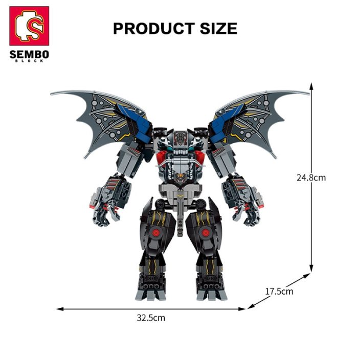 SEMBO 657PCS Military Transformer Robot Building Blocks Defense Mecha Deformation Construction Bricks Roleplay DIY Toys Gifts 4 - LEPIN LEPIN Store