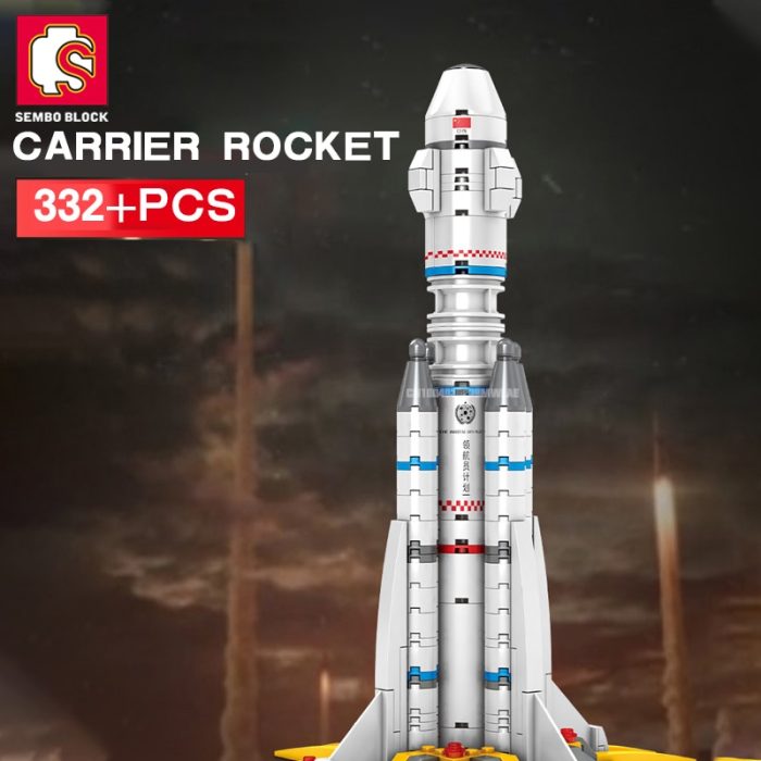 SEMBO Aerospace The Carrier Rocket Building Blocks Space Shuttle Early Learning Science Exploration DIY Bricks Gifts 1 - LEPIN LEPIN Store