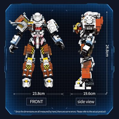 SEMBO BLOCK 1495PCS Military Heavy Armed Robot Building Blocks Defense Mecha Construction Bricks Roleplay DIY Toys 4 - LEPIN LEPIN Store