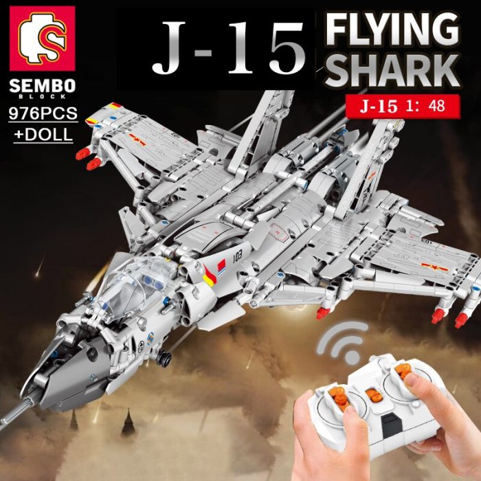 SEMBO BLOCK 976PCS Fighter Bombing Airplane Building Blocks Airforce Jet World War Army Toys DIY Bricks - LEPIN LEPIN Store