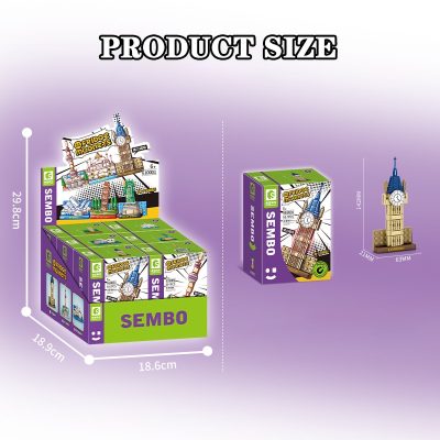 SEMBO BLOCK Fridge Magnets Bricks Landmark Building Blocks DIY Playsets Display Architecture Idea Gifts Toys Children 3 - LEPIN LEPIN Store