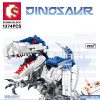 SEMBO BLOCK T Rex Child Toy Dinosaur RC Building Blocks Remote Control App Controlled Bricks Young - LEPIN LEPIN Store