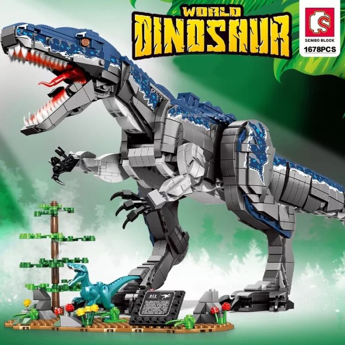 SEMBO BLOCK T Rex Dinosaur Building Blocks Child Toys Hobbies Collectible Playset Bricks Young Children DIY 1 - LEPIN LEPIN Store