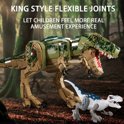 SEMBO BLOCK T Rex Dinosaur Building Blocks Child Toys Hobbies Collectible Playset Bricks Young Children DIY 2 - LEPIN LEPIN Store