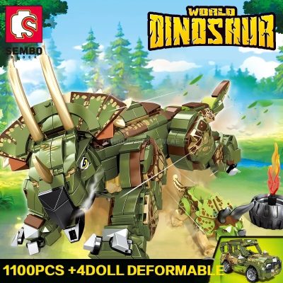 SEMBO BLOCK T Rex Dinosaur Building Blocks Child Toys Hobbies Collectible Playset Bricks Young Children DIY 4 - LEPIN LEPIN Store