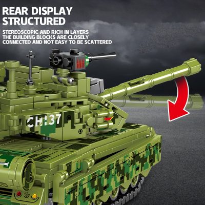 SEMBO Military 641PCS Main Battle Tank Bricks Heavy Armed Weapon Building Blocks Collectible Display For Children 2 - LEPIN LEPIN Store