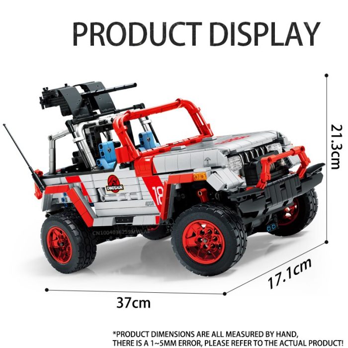 SEMBO TECHNICAL 1614PCS RC Car All Terrain SUV Off roader Buggy App controlled Building Blocks Display 4 - LEPIN LEPIN Store