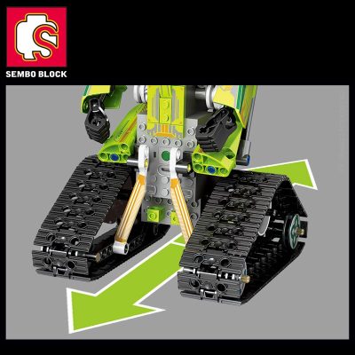 SEMBO TECHNICAL 4 in 1 Toys Deformation Robot Vehicle Transformer Car Automobile RC Building Blocks STEM 3 - LEPIN LEPIN Store