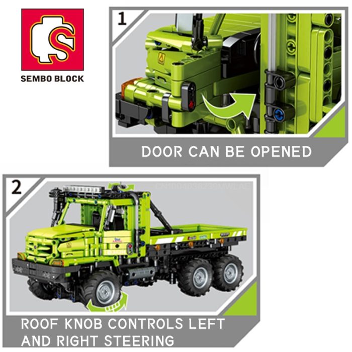 SEMBO Technical Engineering Truck RC Car Building Blocks Heavy Duty City Vehicle Bricks Construction DIY Toys 3 - LEPIN LEPIN Store