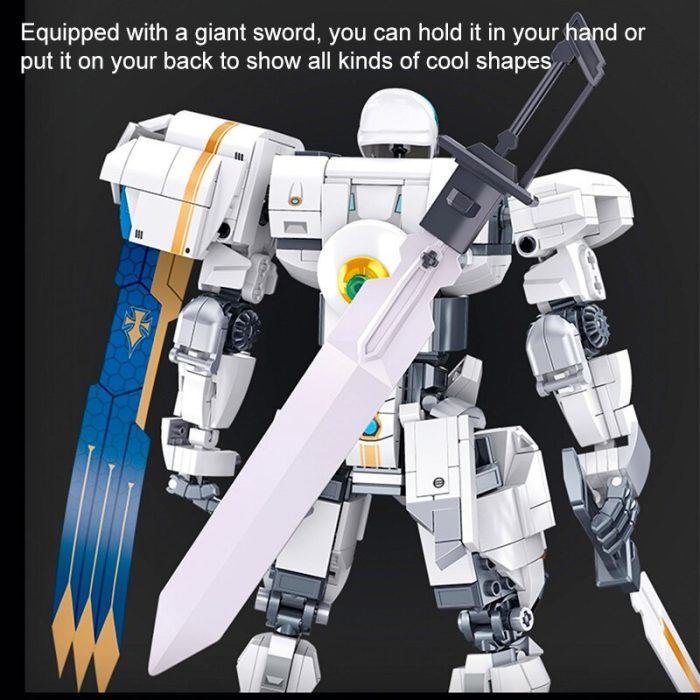 Sluban 679Pcs City Mech Warrior Alpha Arthur Robot Model Building Blocks Action Figures Assembling Machine Bricks 3 - LEPIN LEPIN Store