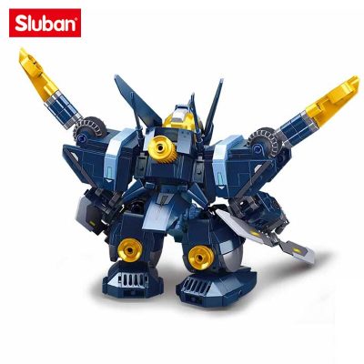 Sluban Classic Movie Warrior Mecha Robot Model Building Blocks Action Figure Military Weapon Combat Assembling Toys 2 - LEPIN LEPIN Store