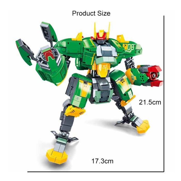 Sluban DIY Mobile City Mech Alpha Building Blocks Doom Beam Armor Warrior Robot Model Assembled Educational 1 - LEPIN LEPIN Store