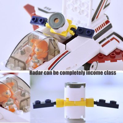 Sluban Explores The Interstellar Shuttle Satellite Rocket Model Building Blocks Astronaut Figure Assembly Boys Bricks Toys 4 - LEPIN LEPIN Store