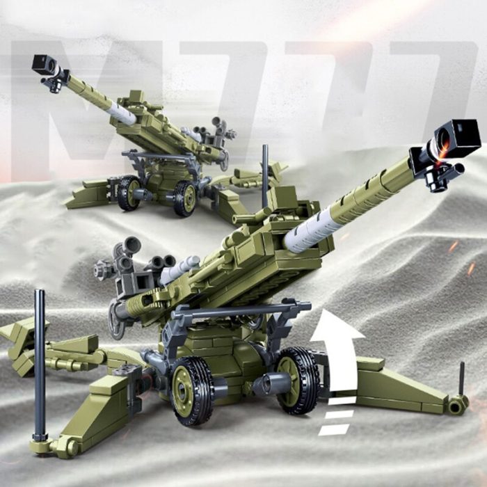 Sluban Military World War II Light Artillery Falcon Fighter Abrams Battle Tank Chariot Building Blocks Army 3 - LEPIN LEPIN Store