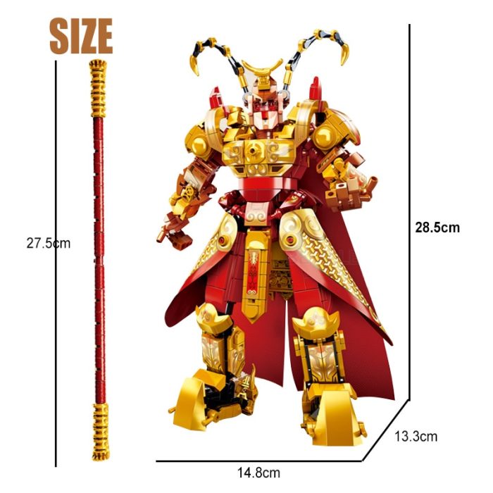 Sluban Monkey King Warrior Mech Sun Wukong Classics Model Building Blocks Robot Movie Figures Bricks Set 1 - LEPIN LEPIN Store