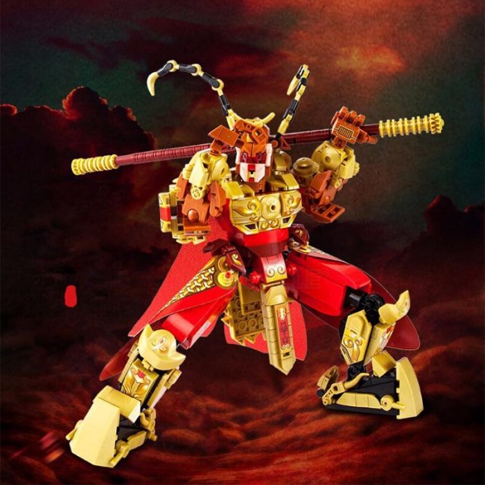 Sluban Monkey King Warrior Mech Sun Wukong Classics Model Building Blocks Robot Movie Figures Bricks Set 2 - LEPIN LEPIN Store