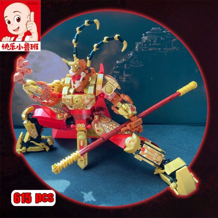 Sluban Monkey King Warrior Mech Sun Wukong Classics Model Building Blocks Robot Movie Figures Bricks Set 5 - LEPIN LEPIN Store