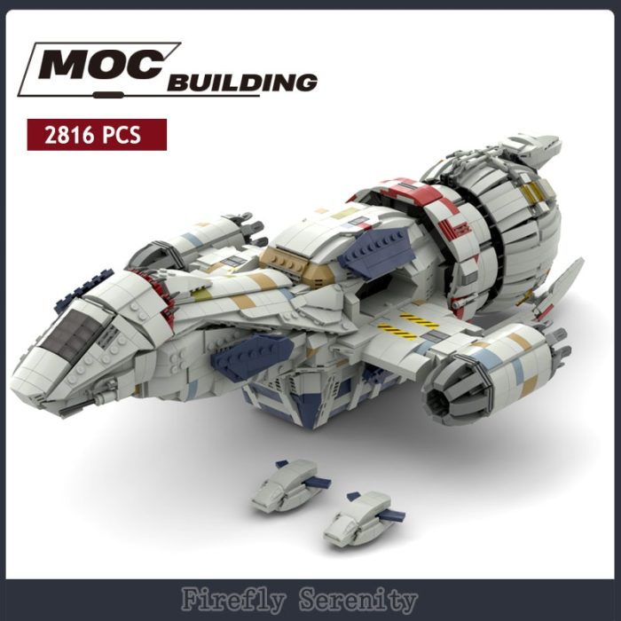 Space Station MOC Firefly Serenity Building Blocks Kit Battleship Bricks Spaceship Model DIY Kids Toys Birthday - LEPIN LEPIN Store