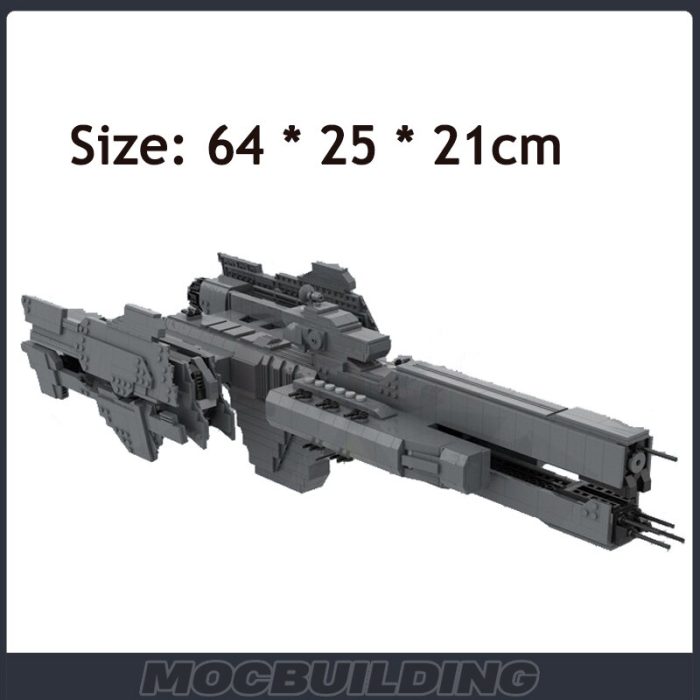 Space Wars Halo Class Heavy Frigate Star Series Model Building Blocks MOC Shuttle Science Education Toys 3 - LEPIN LEPIN Store