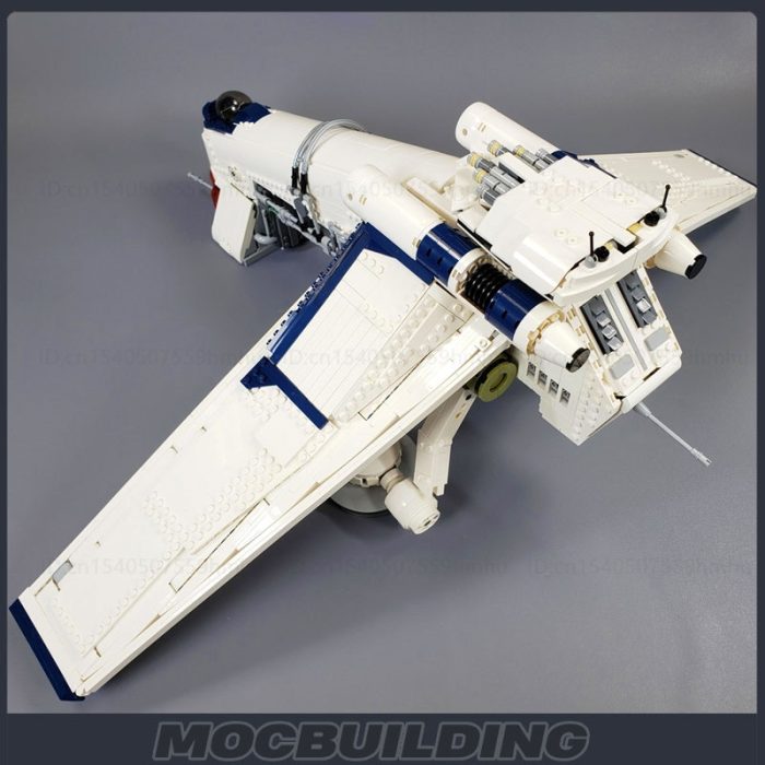 Space Wars MOC Republic Model Dropship Building Block Set Assembly Technology Bricks Collection Toys Xmas Gifts 3 - LEPIN LEPIN Store