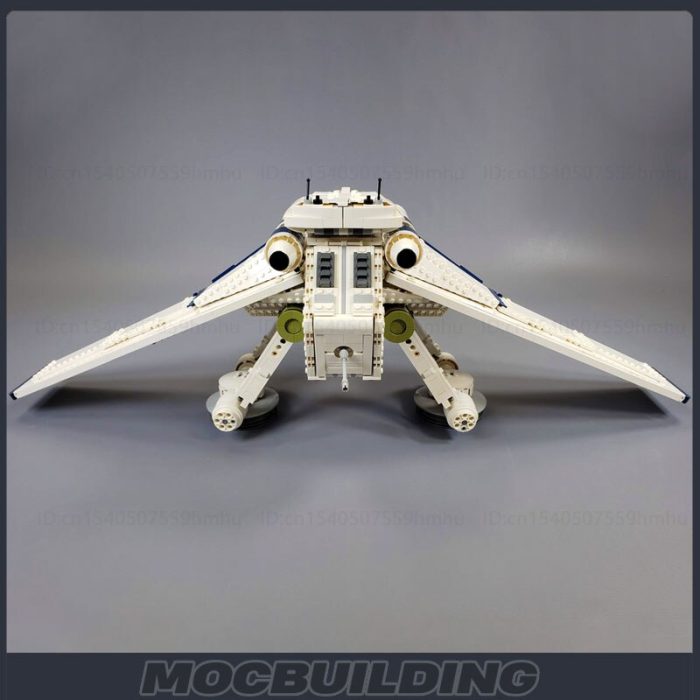 Space Wars MOC Republic Model Dropship Building Block Set Assembly Technology Bricks Collection Toys Xmas Gifts 5 - LEPIN LEPIN Store