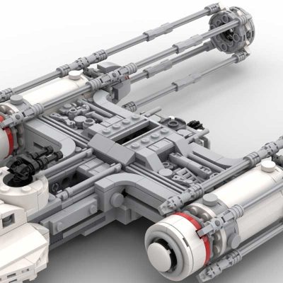 Star Series Space Wars Resistance Y Wing MOC Starfighter Building Blocks Model Brick Children s Toy 4 - LEPIN LEPIN Store