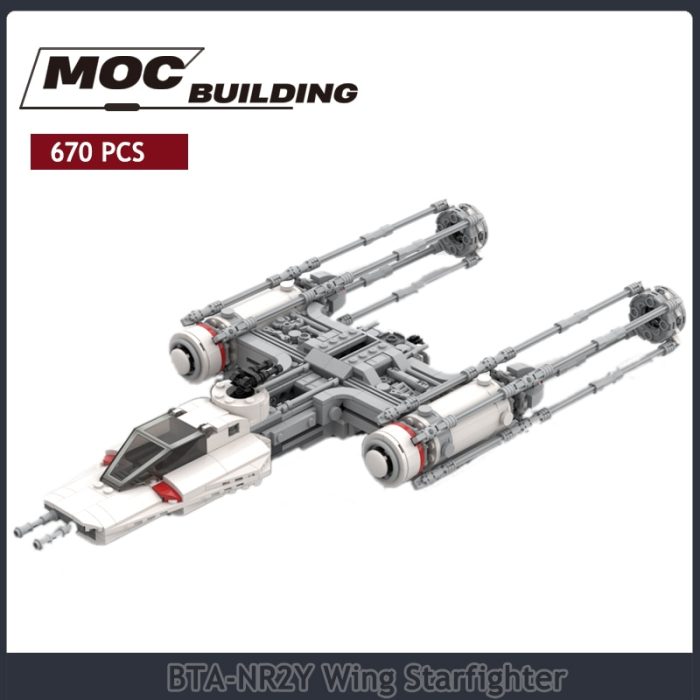 Star Series Space Wars Resistance Y Wing MOC Starfighter Building Blocks Model Brick Children s Toy - LEPIN LEPIN Store