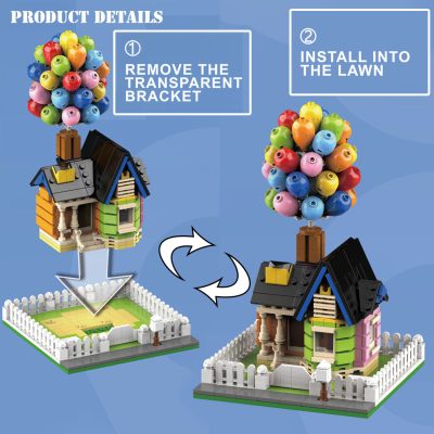 Tensegrity Balloon House bricks Sculptures flying toy physics balance toy Anti Gravity Model Building Blocks kids 3 - LEPIN LEPIN Store