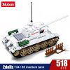 WW2 Military T34 85 Medium Tank Model Building Blocks Battle of Budapest Army Weapons Soldier Figures - LEPIN LEPIN Store