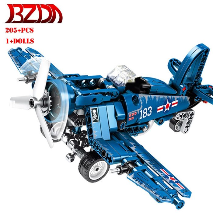 WW2 fighter model building Airplane Aircraft Soviet Plane Bomber Model Building Blocks Kids Toys For Boys 4 - LEPIN LEPIN Store