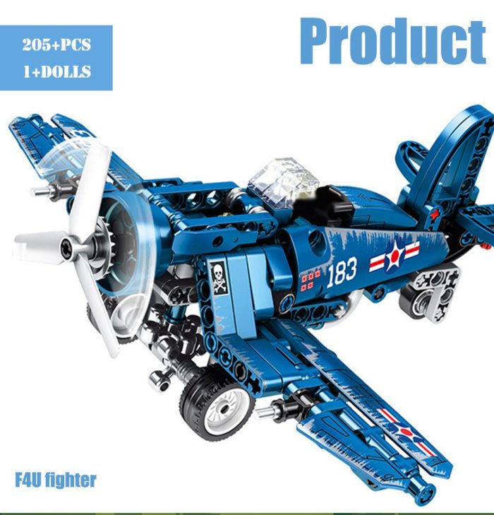 WW2 fighter model building Airplane Aircraft Soviet Plane Bomber Model Building Blocks Kids Toys For Boys 5 - LEPIN LEPIN Store