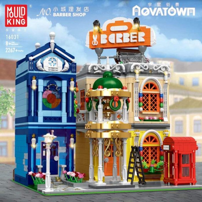 MOULDKING 16031 Barber Shop Novatown - LEPIN LEPIN Store