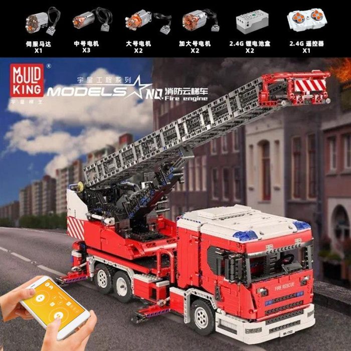 Mould King 17022 RC Fire Engine with 4886 pieces 1 - LEPIN LEPIN Store