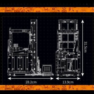 Mould King 17040 Yellow Reach Truck with Motor 2 600x600 1 - LEPIN LEPIN Store