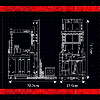 Mould King 17041 Red Reach Truck with Motor 2 600x600 1 - LEPIN LEPIN Store