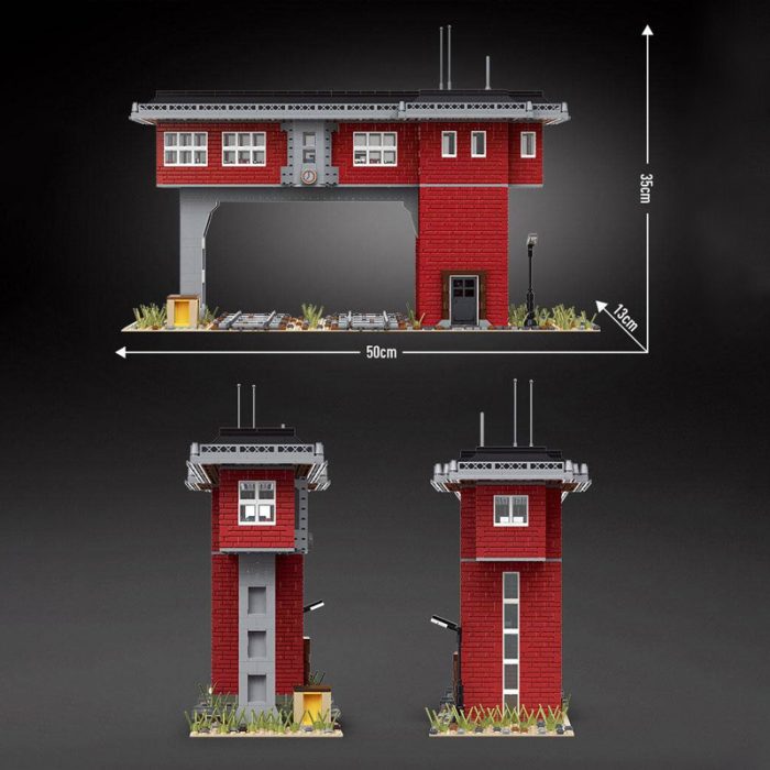 mouldking 12009 world railway train signal station with 1809 pieces 3 - LEPIN LEPIN Store