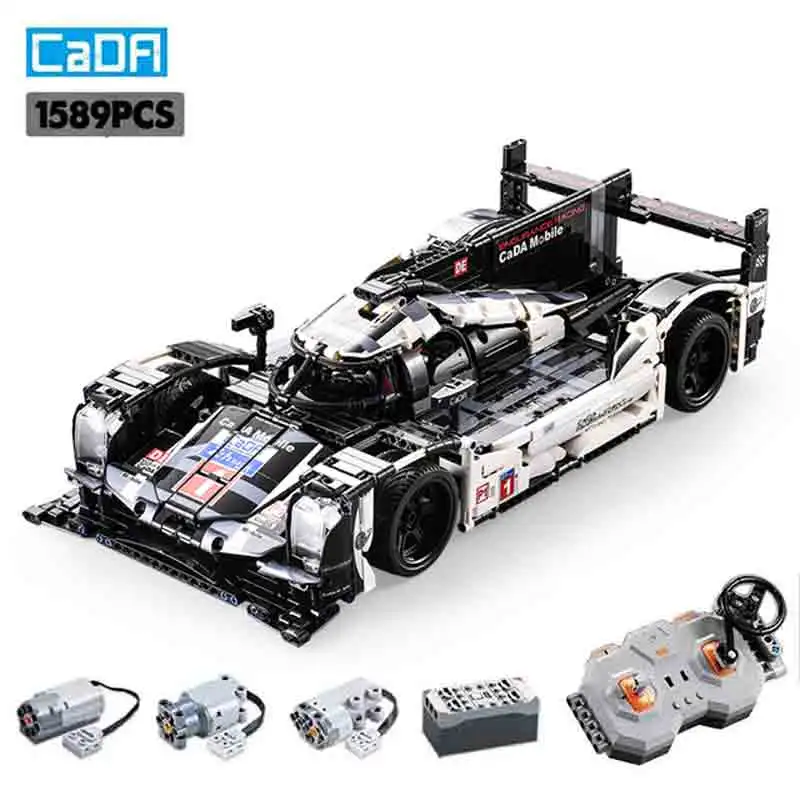 Cada 1589PCS City RC non RC Endurance Racing Car compatible Building Blocks Remote Control Super Sports - LEPIN LEPIN Store