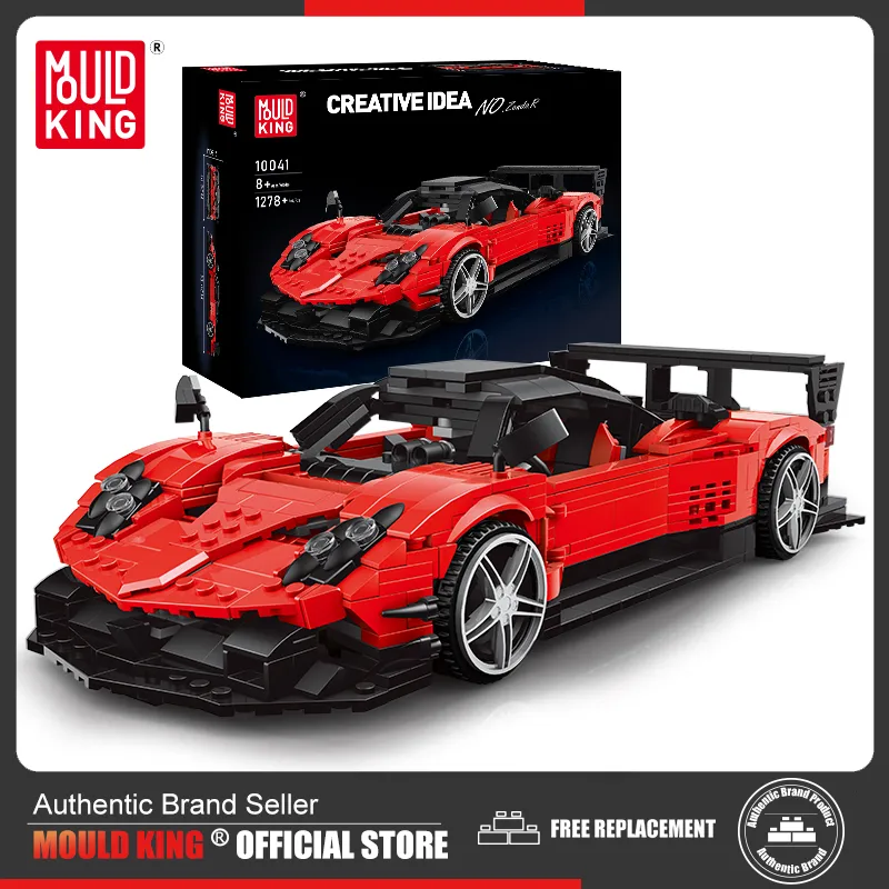 MOULD KING 10041 Technical F1 Car Pagani Zonda Sport Car Model Building Blocks Bricks Supercar Toys - LEPIN LEPIN Store