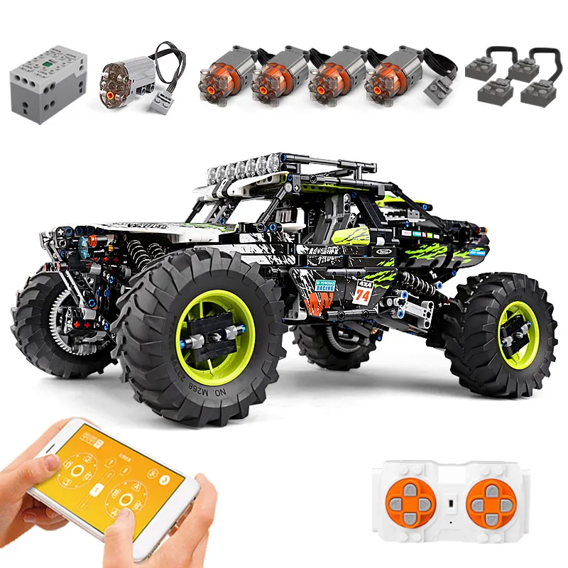 MOULD KING 18002 Technical RC Car Toys For Boys Building Blocks Remote Control Off Road Car 1 - LEPIN LEPIN Store