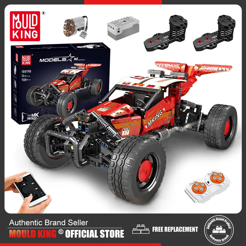 Mould King 18019B Technical Car Building Block The Motorized Hurricane Off road Vehicle Car Model Toys - LEPIN LEPIN Store